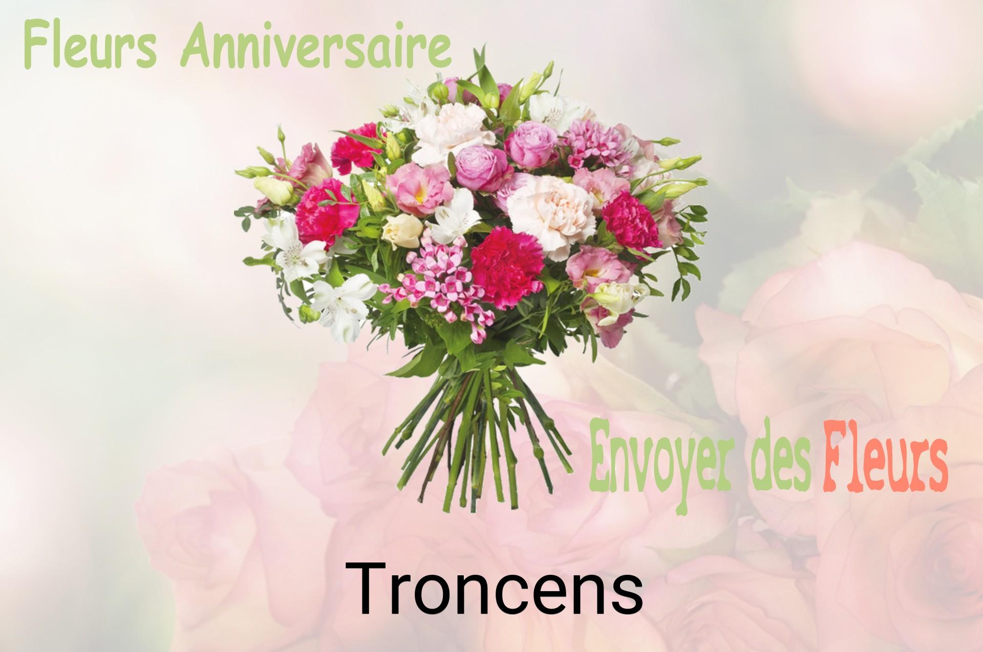 Bouquet de fleurs d’anniversaire livré à Troncens