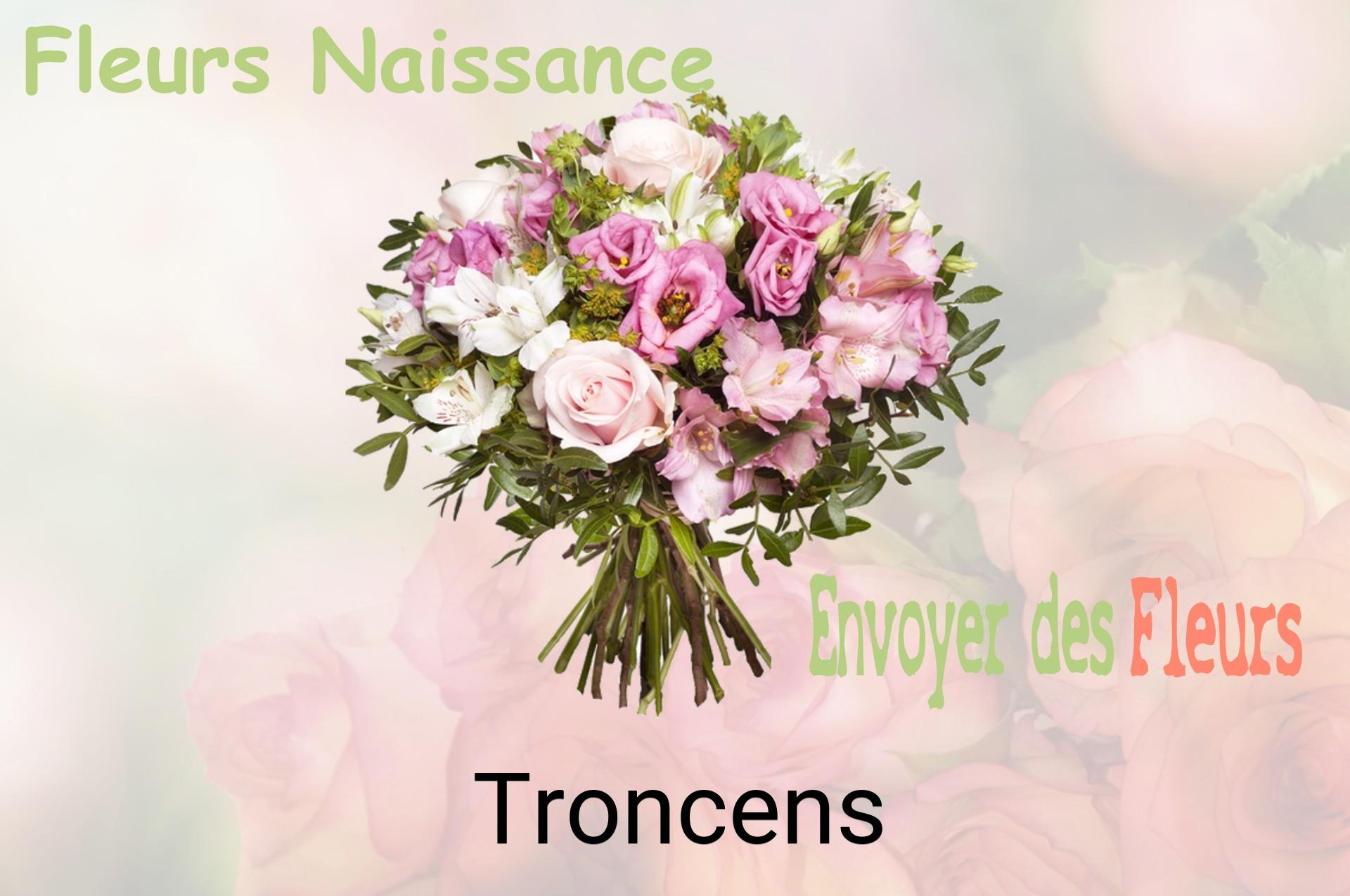 Bouquet de fleurs de naissance livré à Troncens